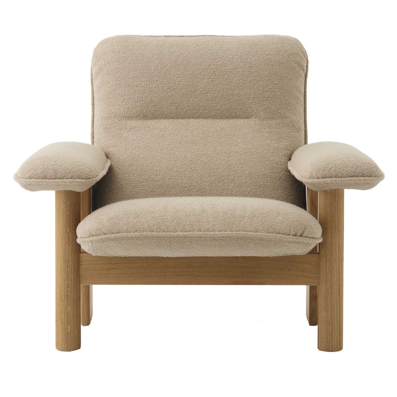 Brasilia Lenestol Natural Oak, Bouclé 02 Beige