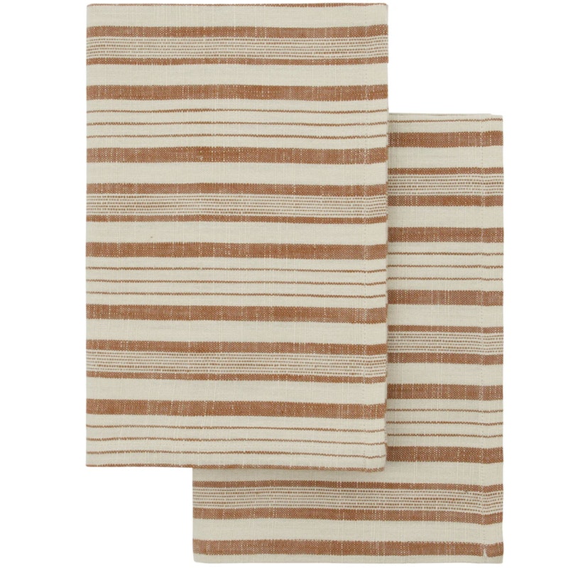 Kjøkkenhåndkle 50x70 cm 2-pk, Terracotta
