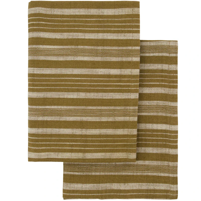 Kjøkkenhåndkle 50x70 cm 2-pk, Olivengrønn