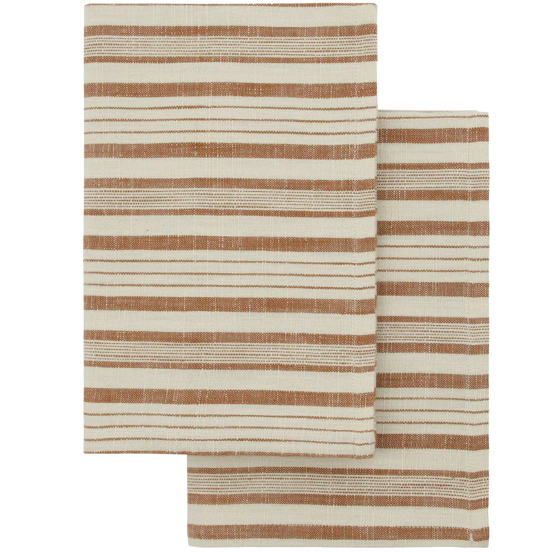 Kjøkkenhåndkle 50x70 cm 2-pk, Terracotta