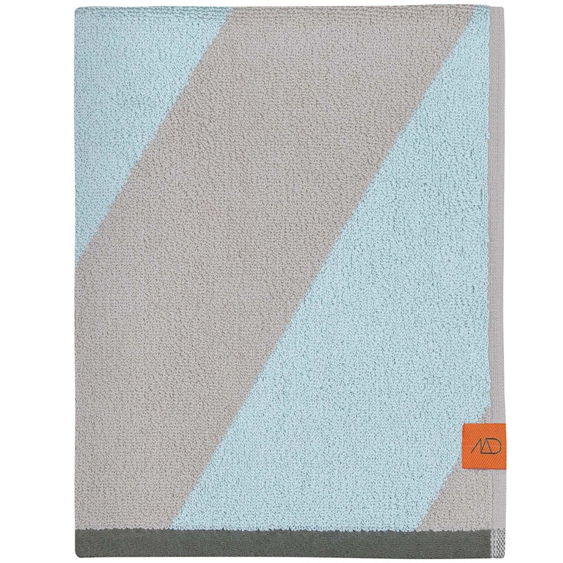 Diagonal Badehåndkle 70x133 cm, Mint