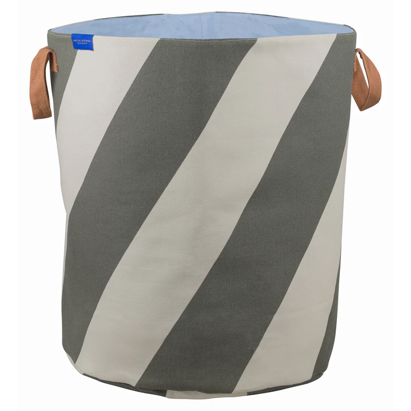 Diagonal Skittentøyskurv, Sand / Olivengrønn