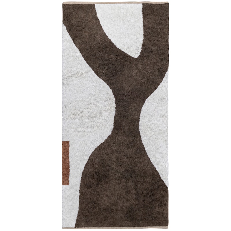 Figura Teppe 70x150 cm, Brun
