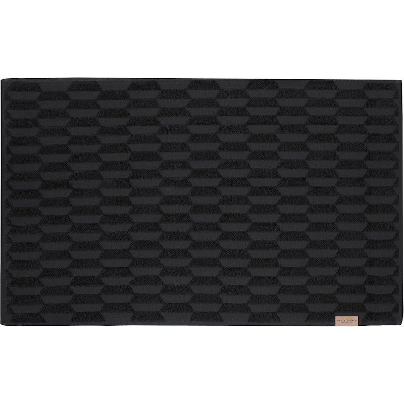 GEO Badematte 80x50 cm, Svart
