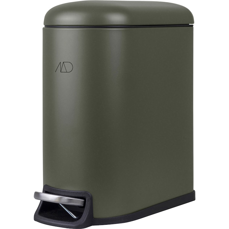 Mini-Walther Pedalbøtte 5 L, Olivengrønn
