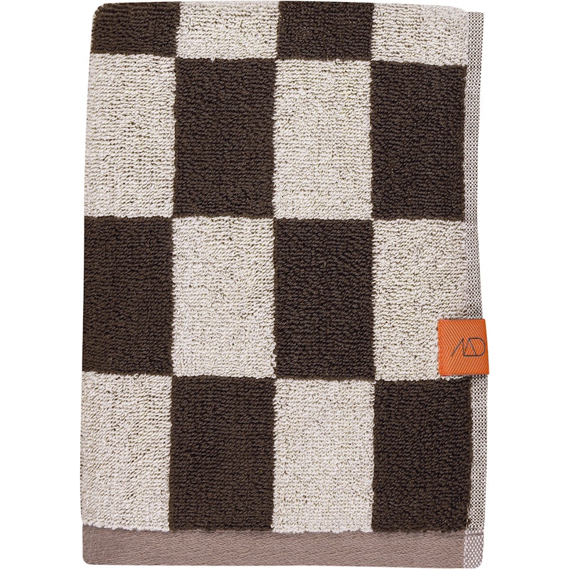 Retro Towel Håndkle 40x55 cm 2-pk, Chocolate