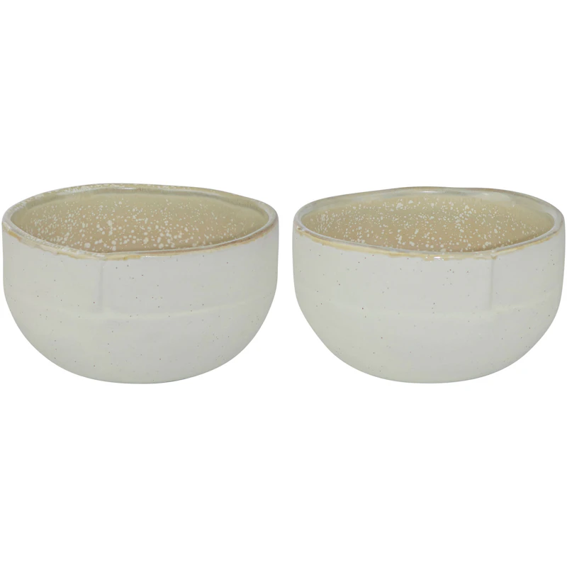 SAND GRAIN Skål 2-pk Liten, Straw