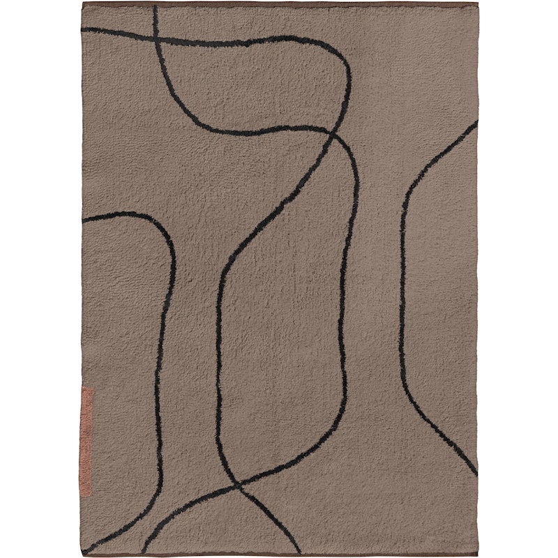 Shadow Teppe 100x140 cm, Brun