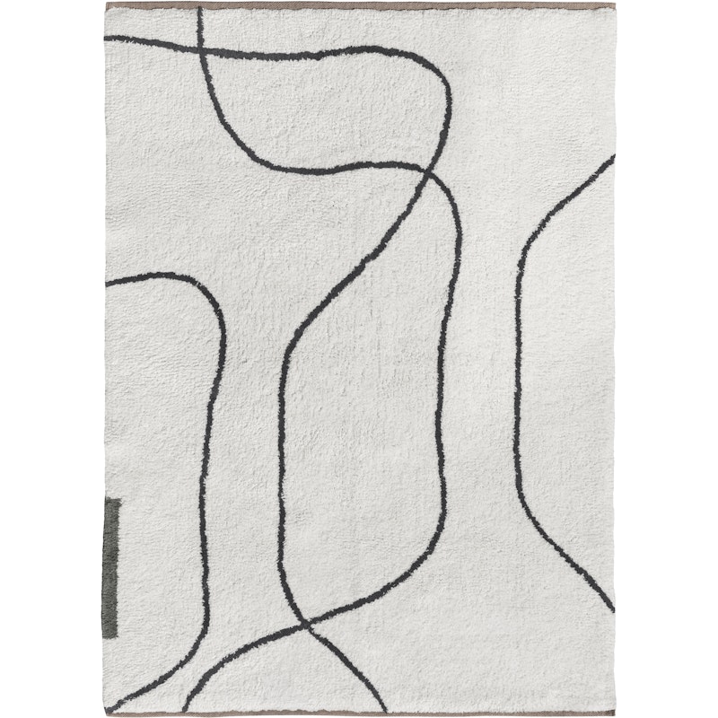 Shadow Teppe 100x140 cm, Off-white