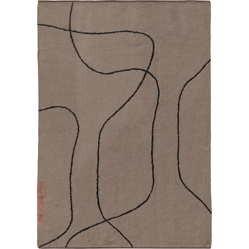 Shadow Teppe 140x200 cm, Brun