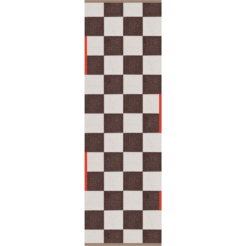 Square Plastmatte 77x240 cm, Brun