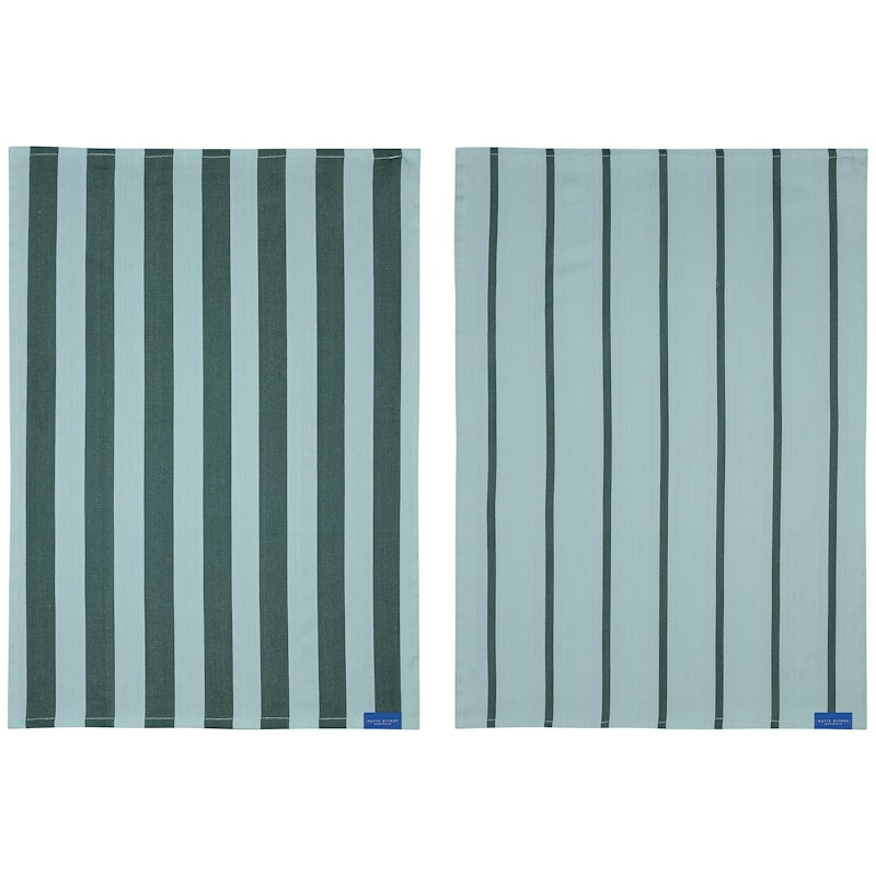 STRIPES Kjøkkenhåndkle 2-pk 50x70 cm, Mint