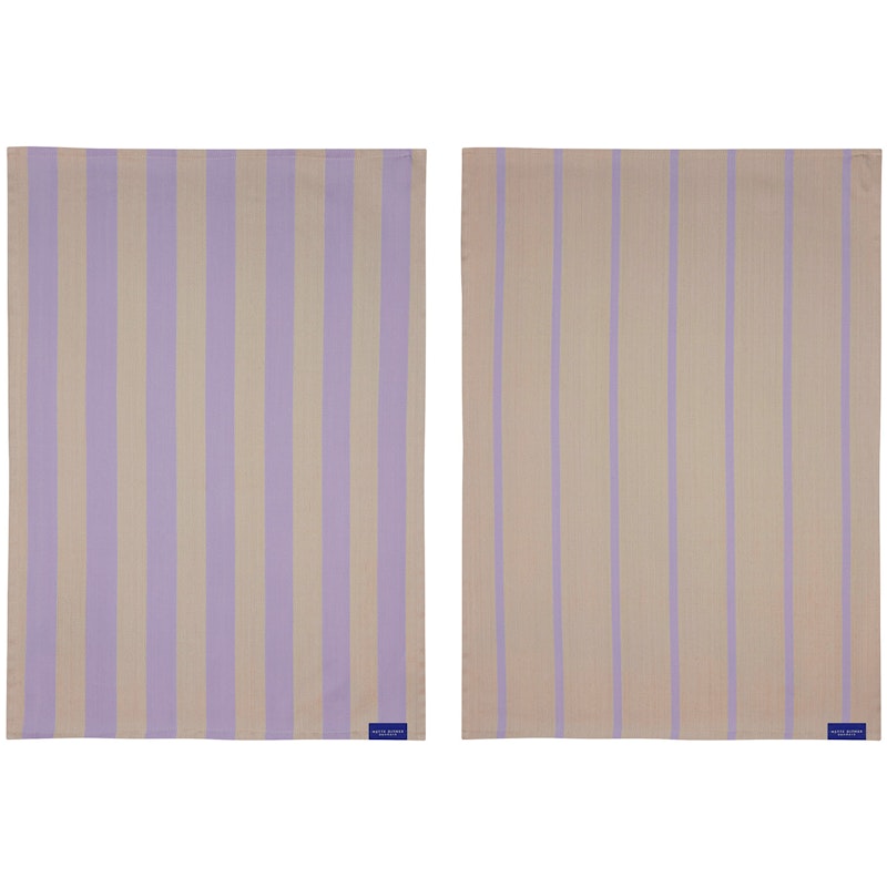 STRIPES Kjøkkenhåndkle 2-pk 50x70 cm, Sand