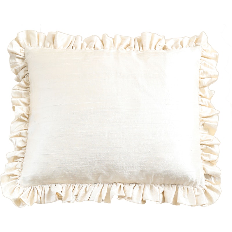 Ruffle Pute 50x60 cm, Creme