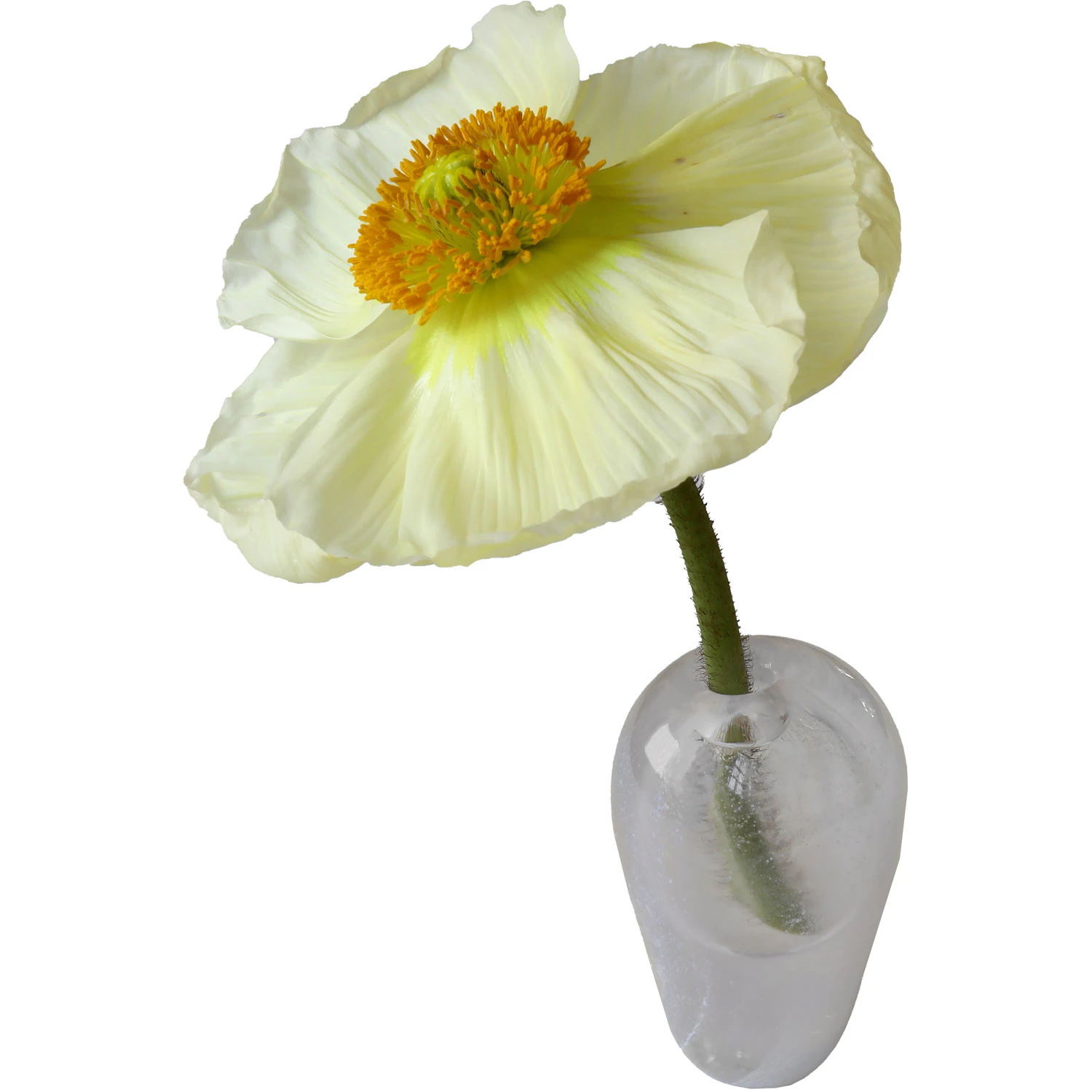 Mimou Liv Vase   -  Vaser Munnbl&aring;st Glass Hvit - G09