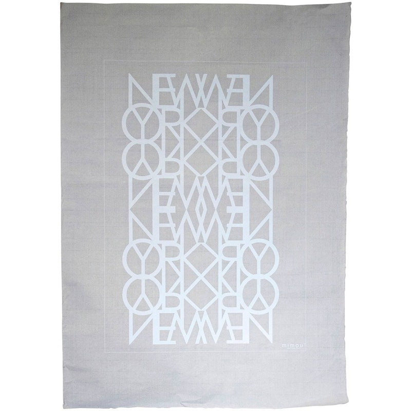 New York Peace Poster 50x70 cm, Hvit