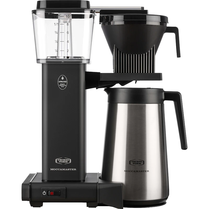 Auto Thermo Kaffetrakter, Matt Sort