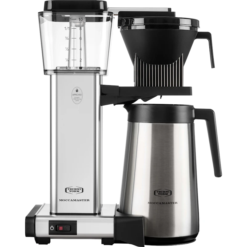 Auto Thermo Kaffetrakter, Polert Sølv