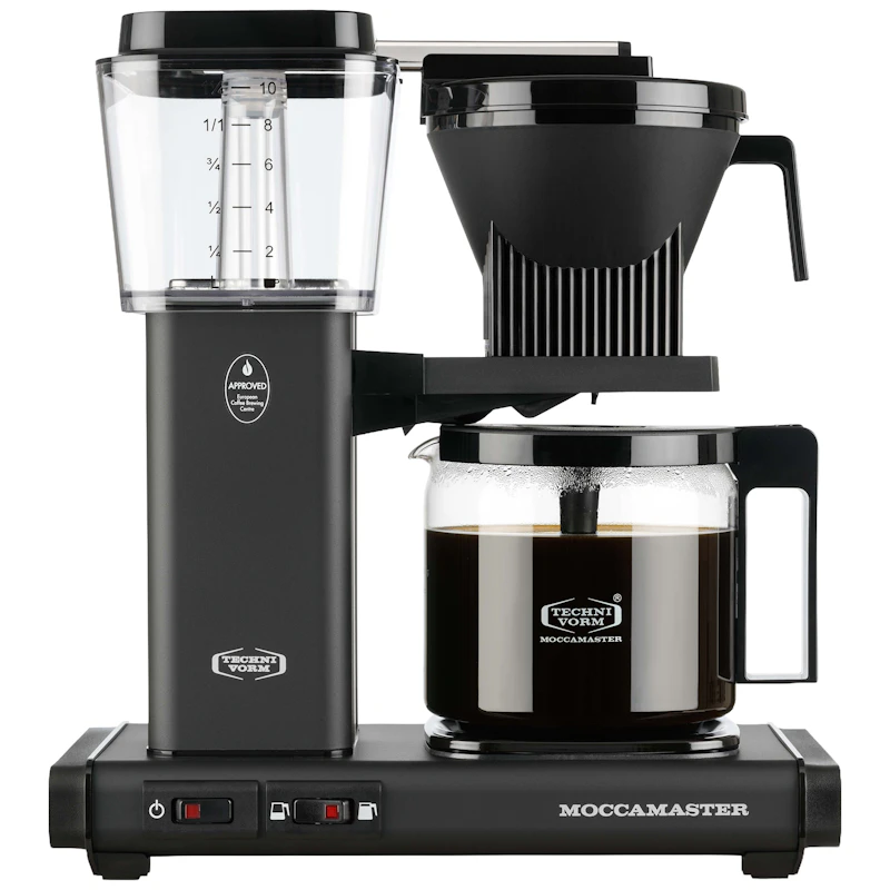 Optio Kaffetrakter, Matt Sort