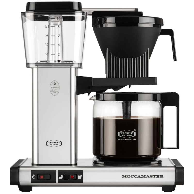 Optio Kaffetrakter, Polert Sølv