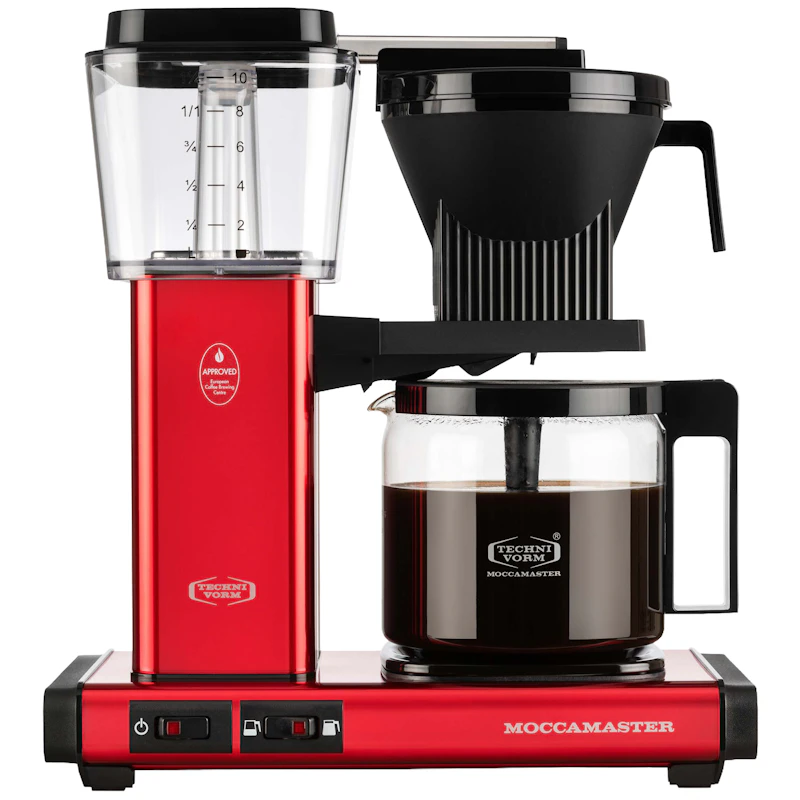 Optio Kaffetrakter, Red Metallic