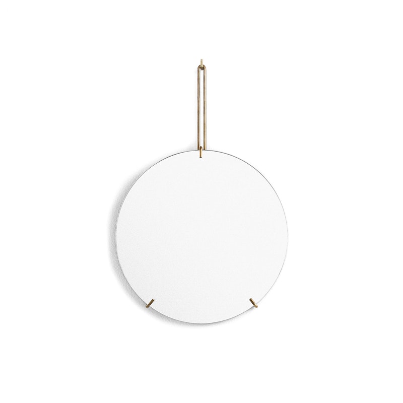 Wall Mirror Speil Ø30, Messing