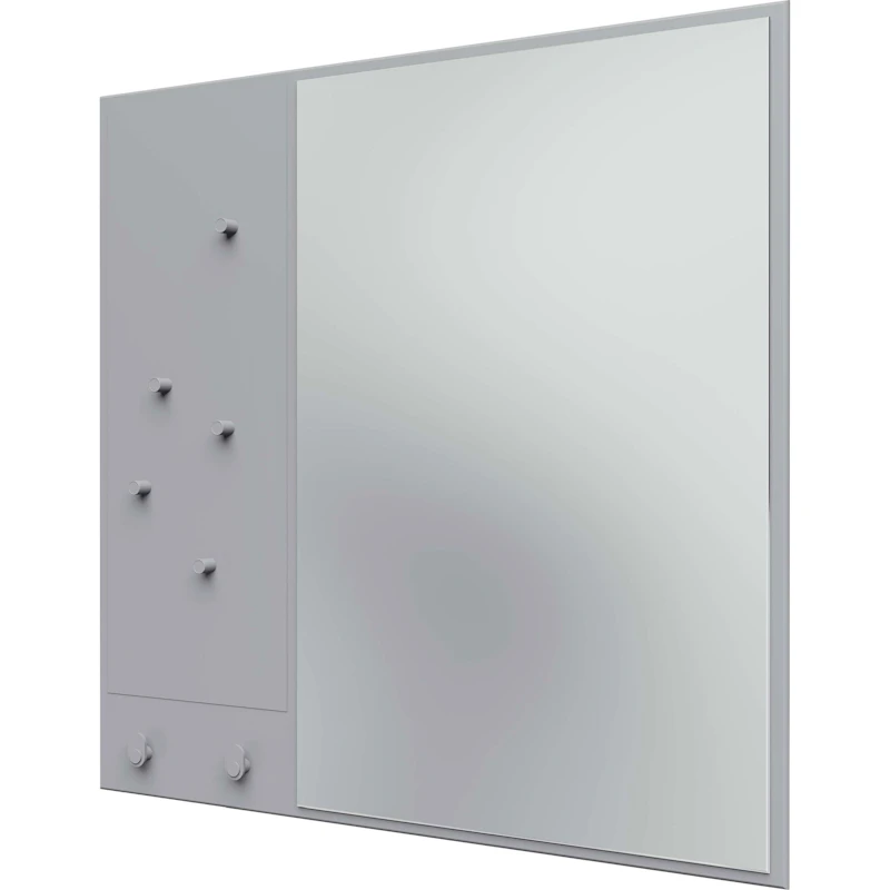 Memo Wall Mirror With Notice Board, Fjord
