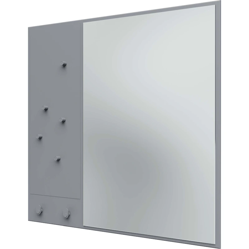 Memo Wall Mirror With Notice Board, Graphic