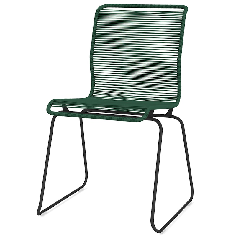 Panton One Dining chair Spisestol Svart Grønn