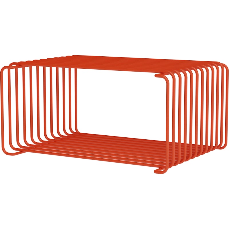 Panton Wire Half Height Hylle 25,7 cm, Rosehip