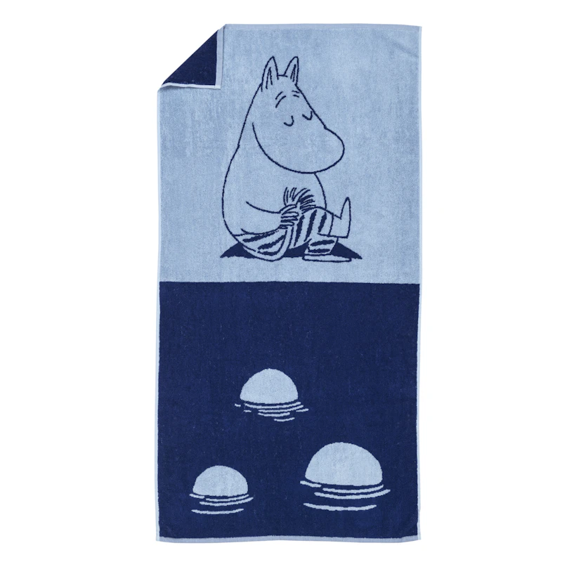 Moomin Badehåndkle Mummitrollet, 70x140 cm