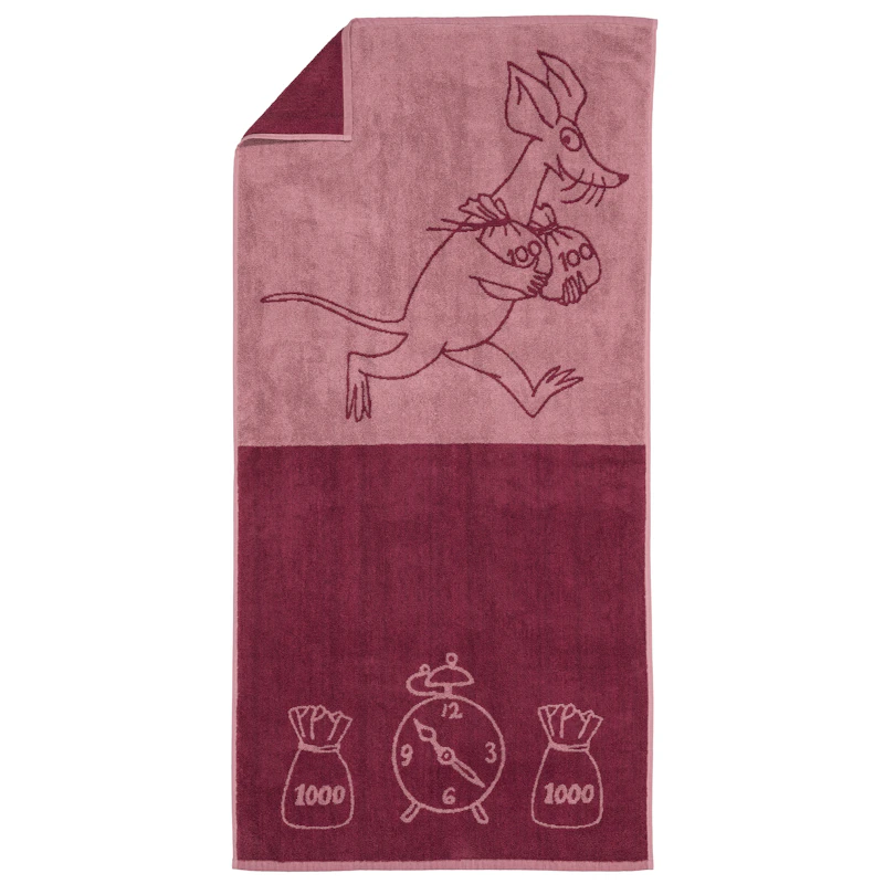 Moomin Badehåndkle Sniff Malva 70x140 cm