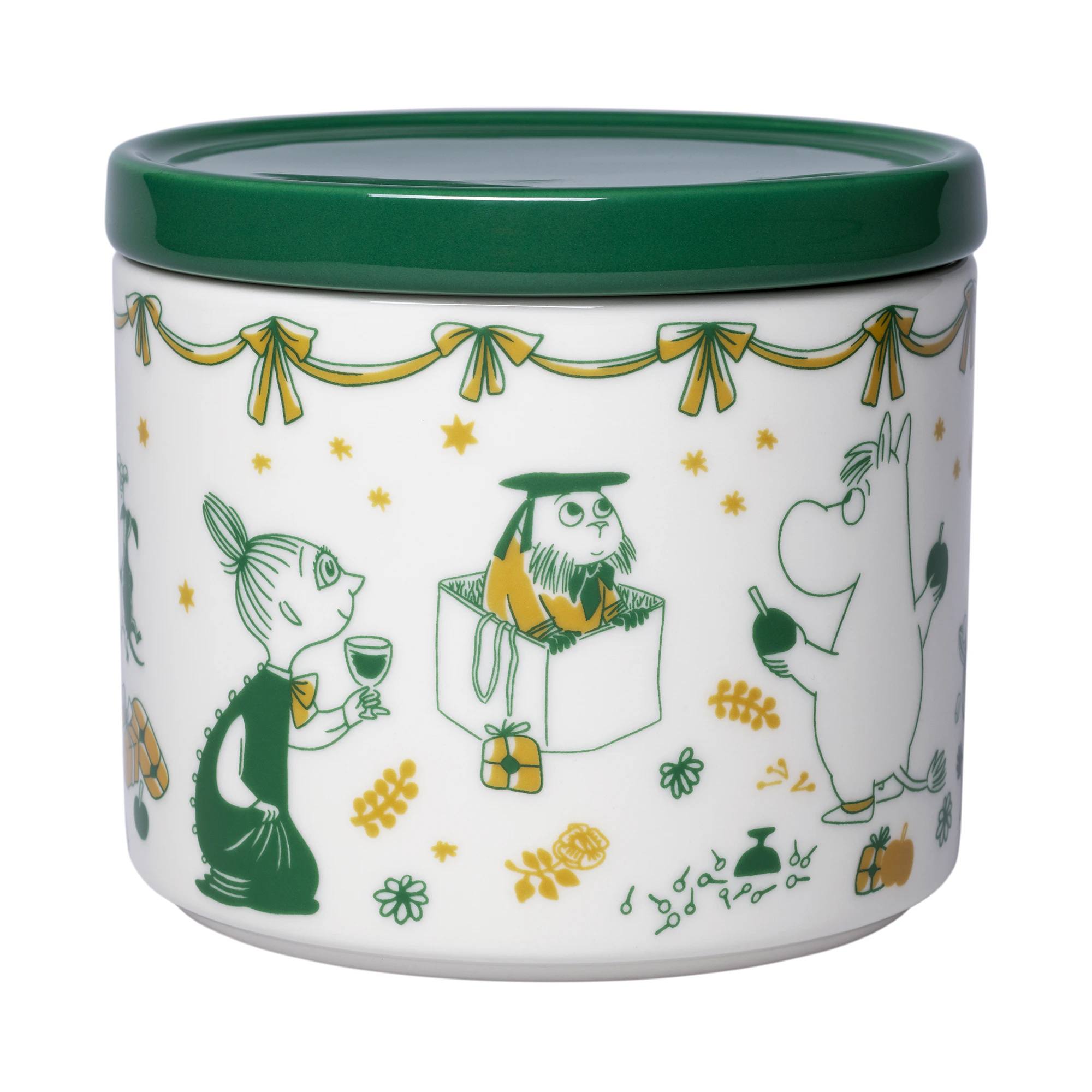 Moomin Arabia Moomin Krukke Kj&aelig;rlighetsgave - Oppbevaringsbokser & Lokk Vitroporcelain Hvit - 1086425