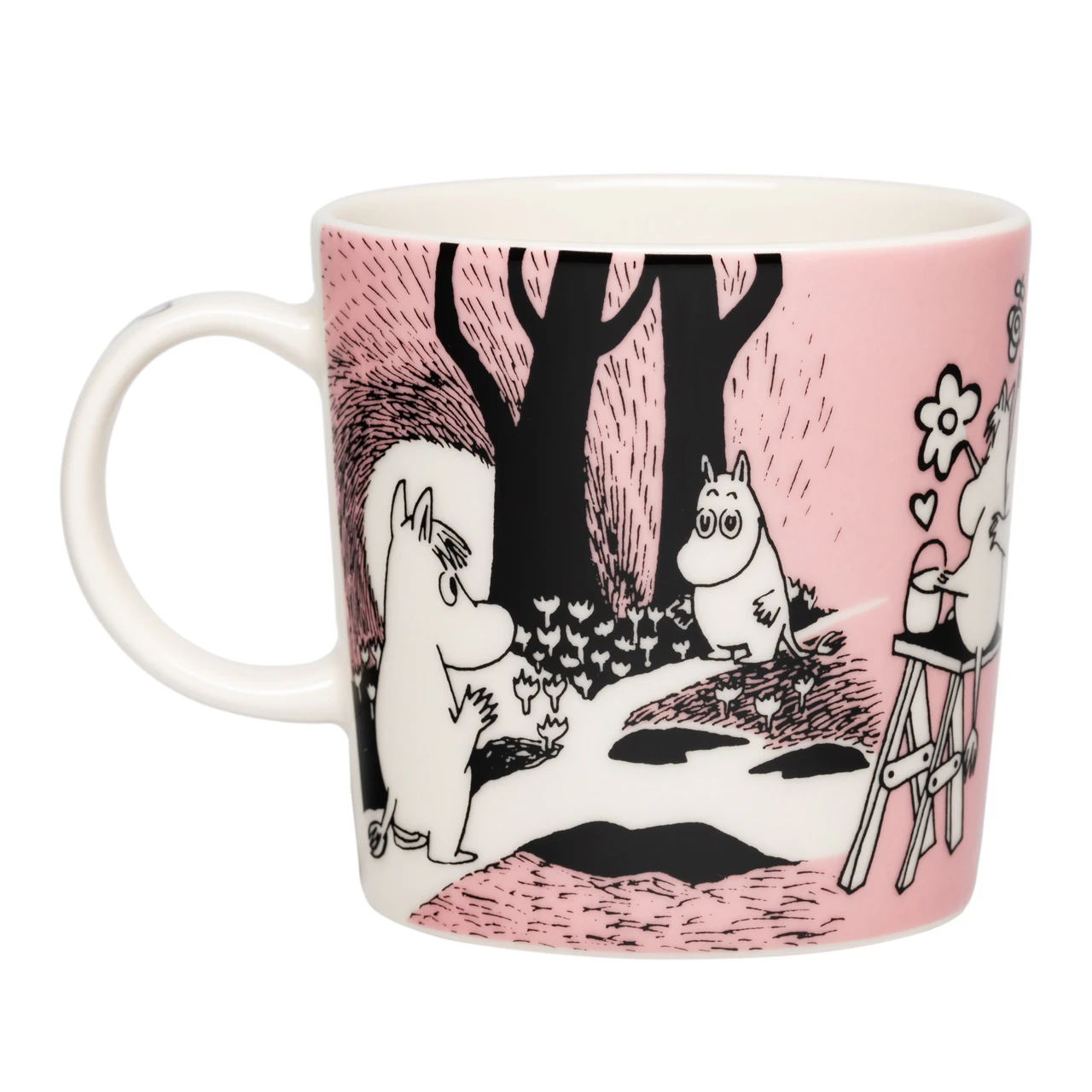 Moomin Arabia Moomin Krus 30 Cl Love 30 Box -  Kaffekopper Vitroporcelain Rosa - 1082609