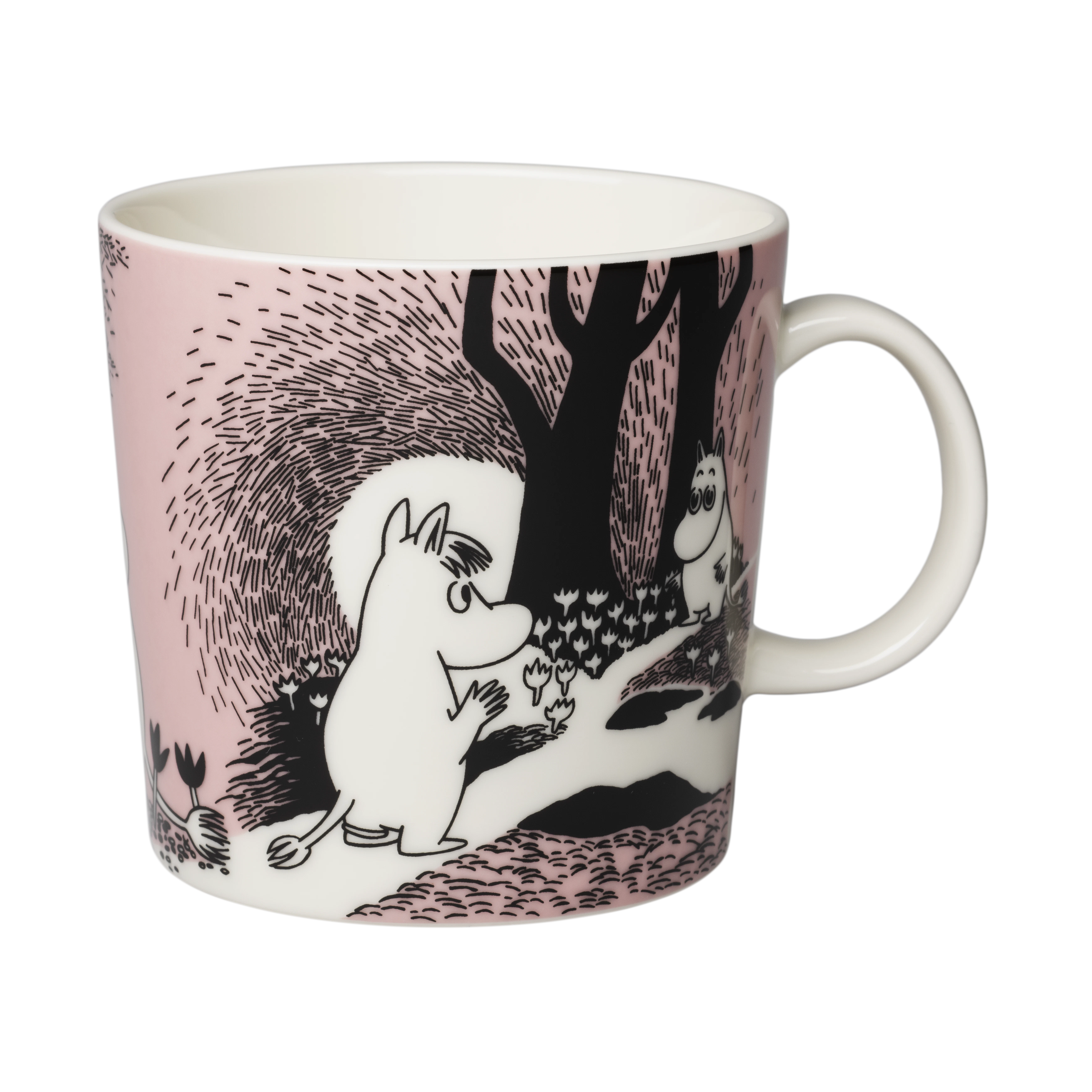 Moomin Arabia Moomin Krus 40 Cl Love 30 -  Kaffekopper Vitroporcelain Rosa - 1083239