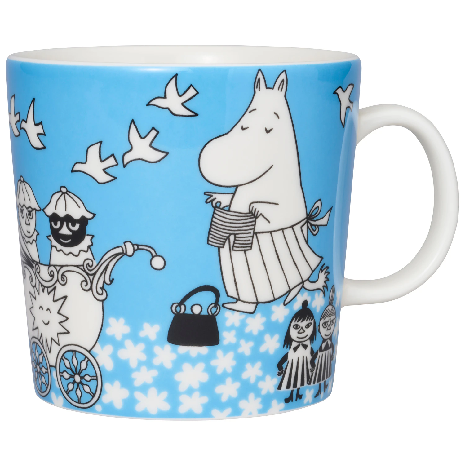 Moomin Arabia Moomin Krus 40 Cl Peace -  Kaffekopper Porselen Bl&aring; - 1069504