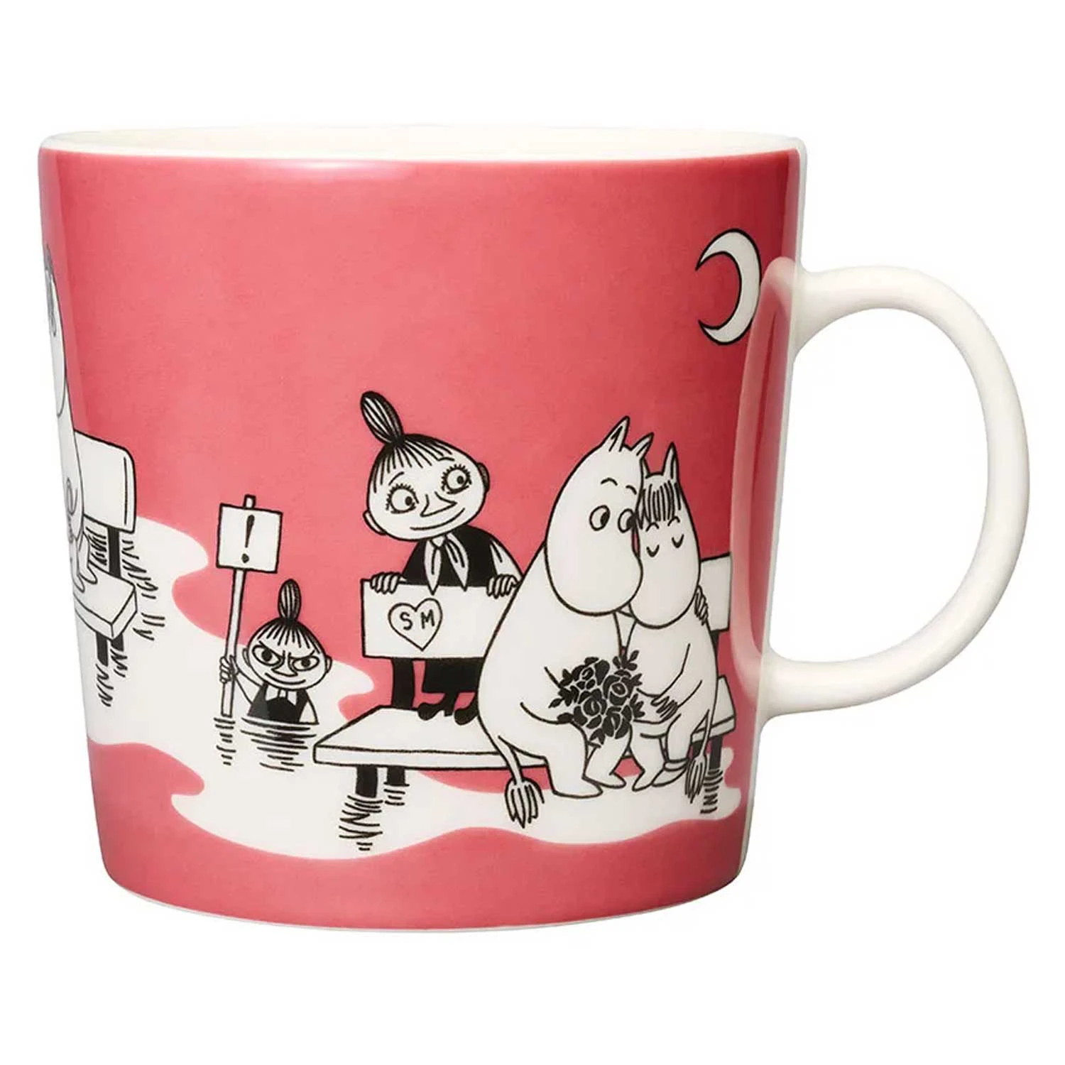Moomin Arabia Moomin Krus 40 Cl  -  Kaffekopper Porselen Rosa - 1064305