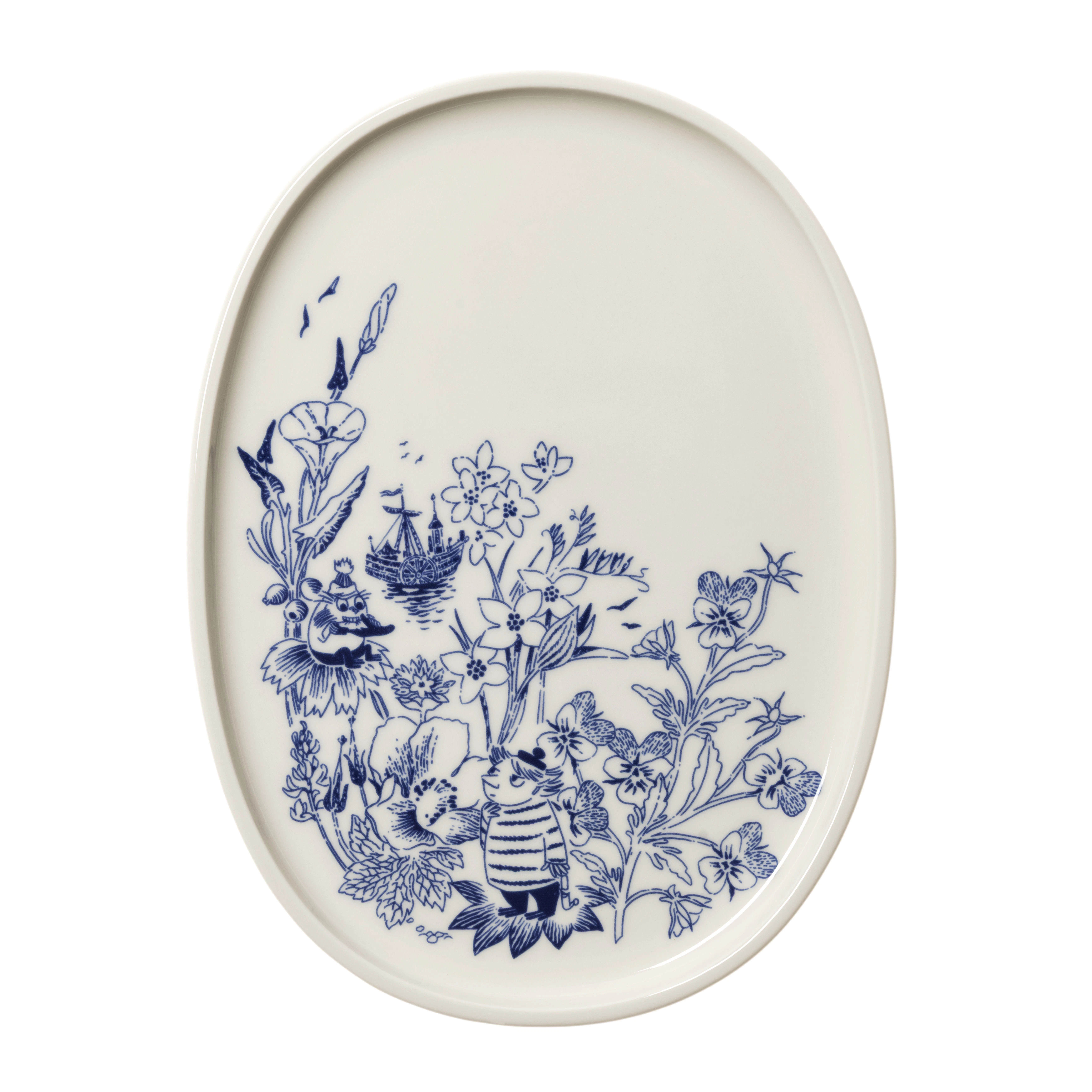 Moomin Arabia Moomin Serveringsfat 17 Cm Haru Too-ticky -  Serveringsfat Vitroporcelain Hvit - 1083686