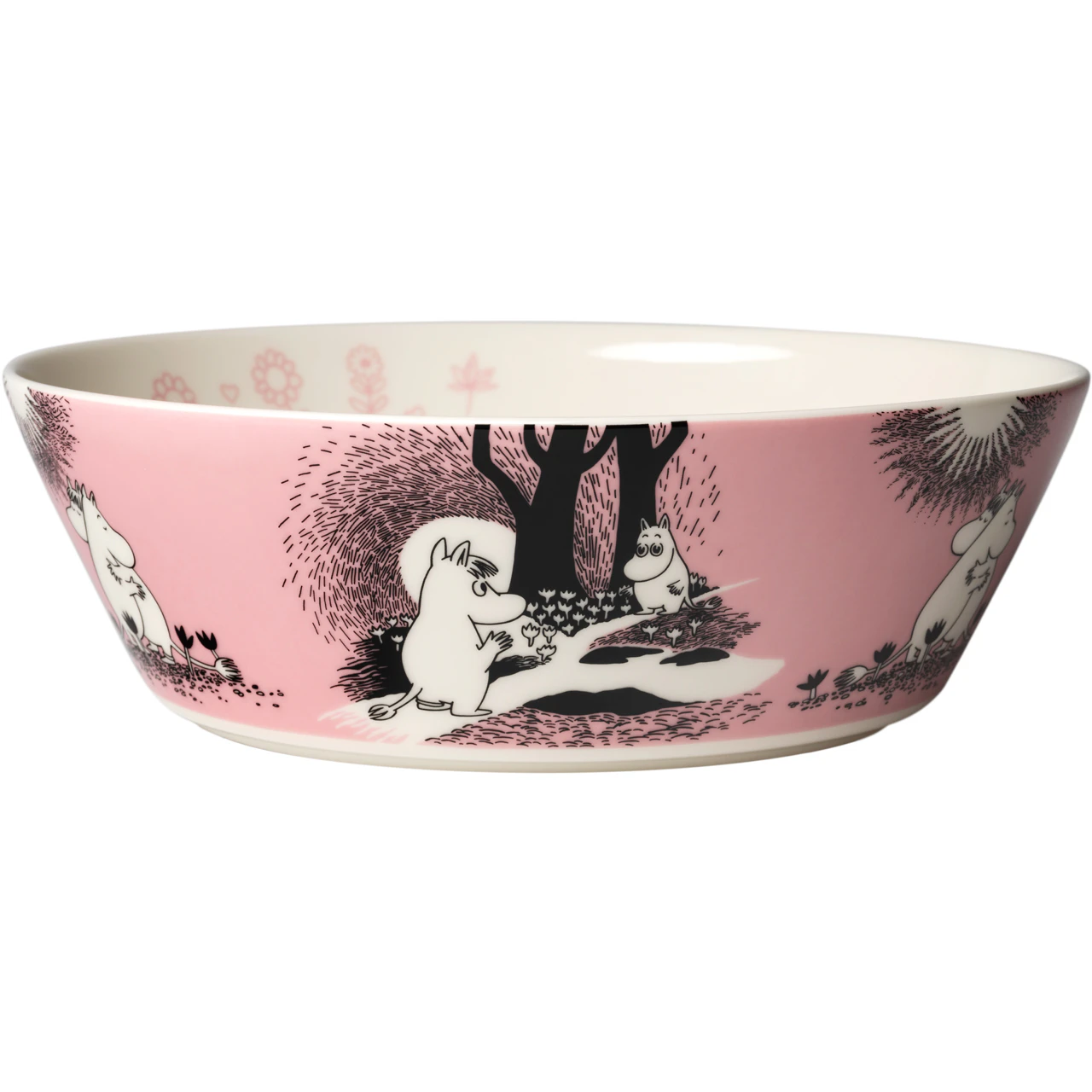 Moomin Arabia Moomin Serveringssk&aring;l 23 Cm Love 30 -  Serveringssk&aring;ler Vitroporcelain Rosa - 1082612