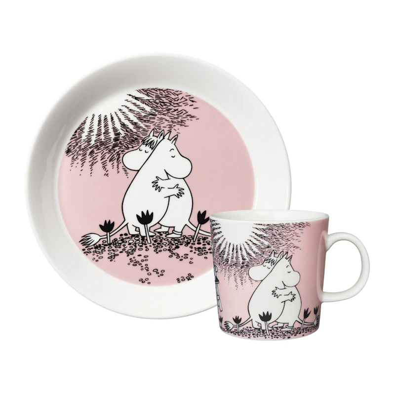 Moomin Sett Tallerken / Krus Love 30