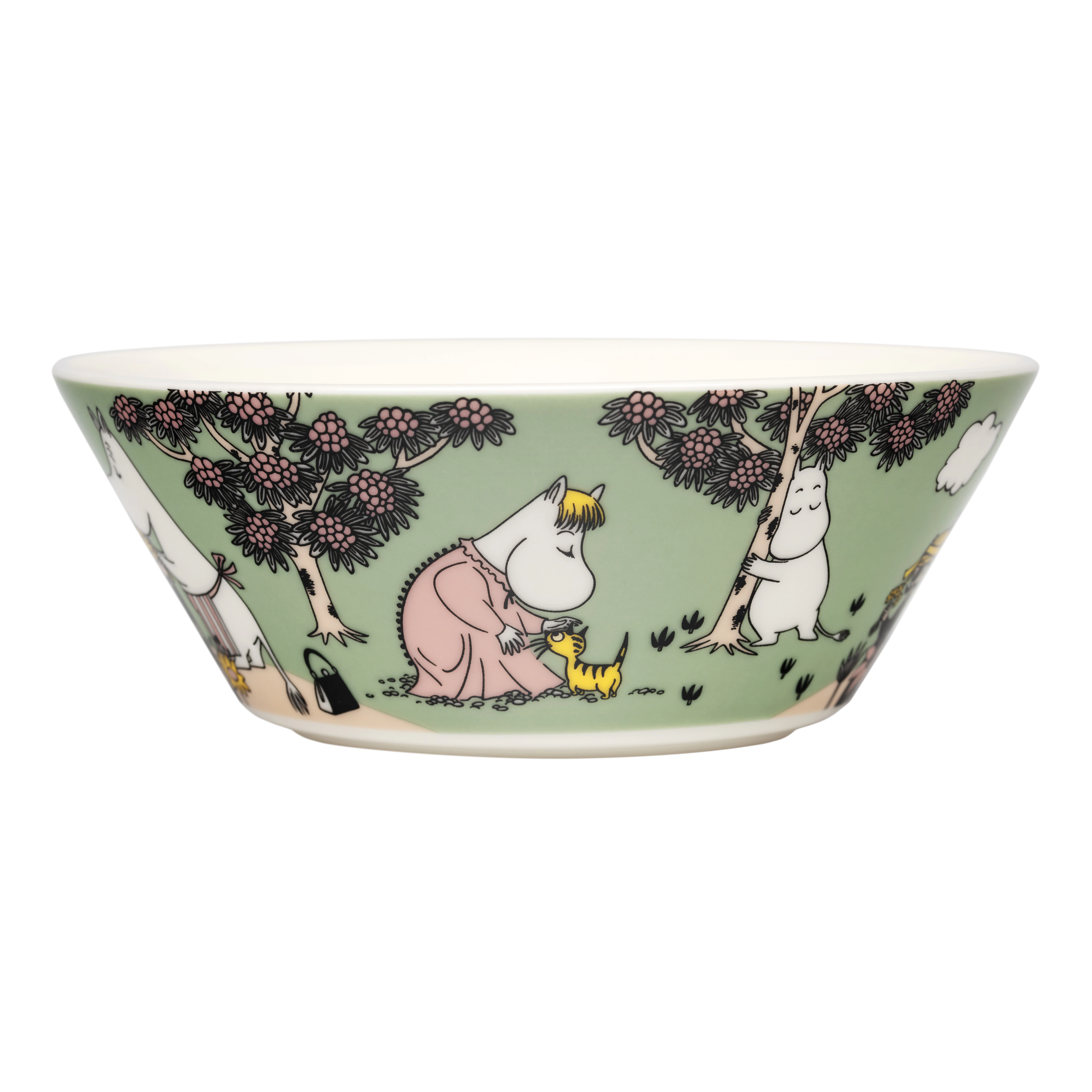Moomin Arabia Moomin Sk&aring;l 15 Cm Loving Care -  Serveringssk&aring;ler Vitroporcelain Gr&oslash;nn - 1082631