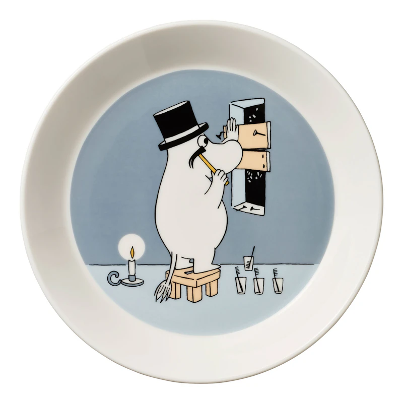 Moomin Skål 19 cm, Moominpappa Grå