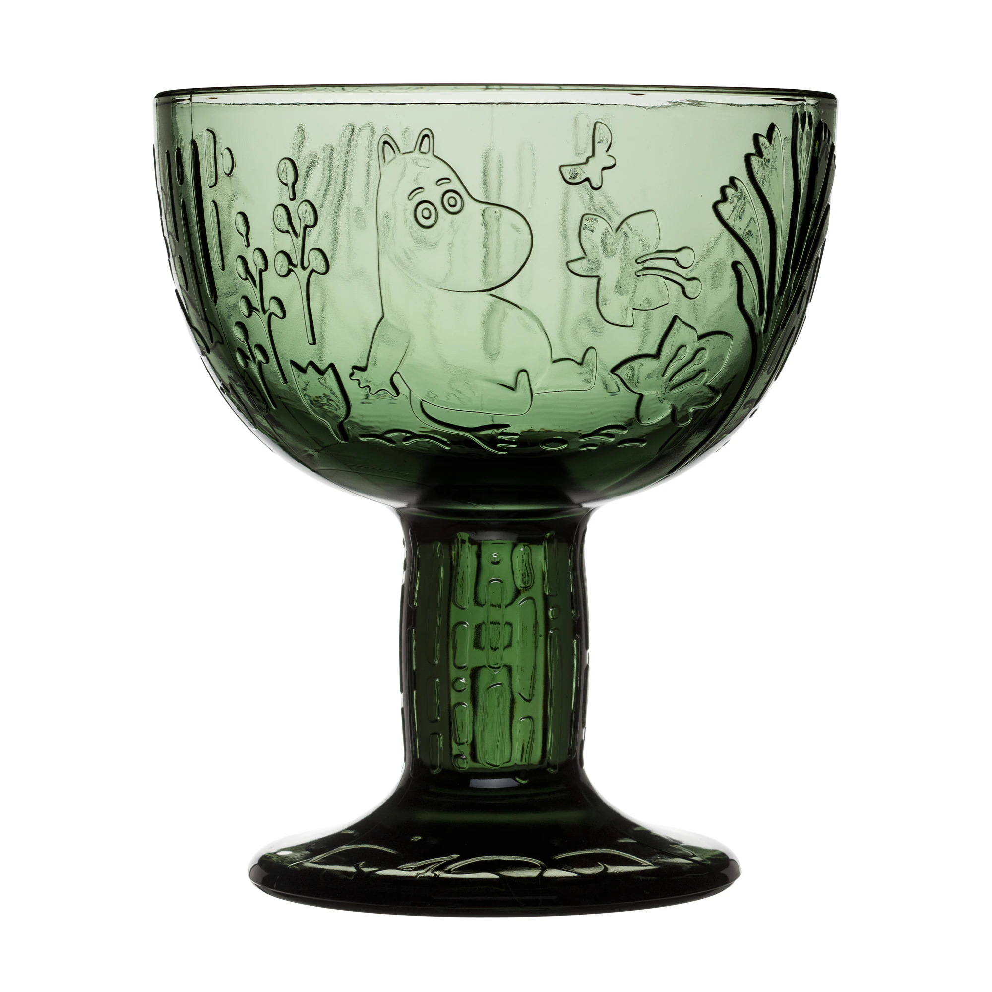 Moomin Arabia Moomin Sk&aring;l Furu-gr&oslash;nn - Serveringssk&aring;ler Glass Pine Green - 1086494