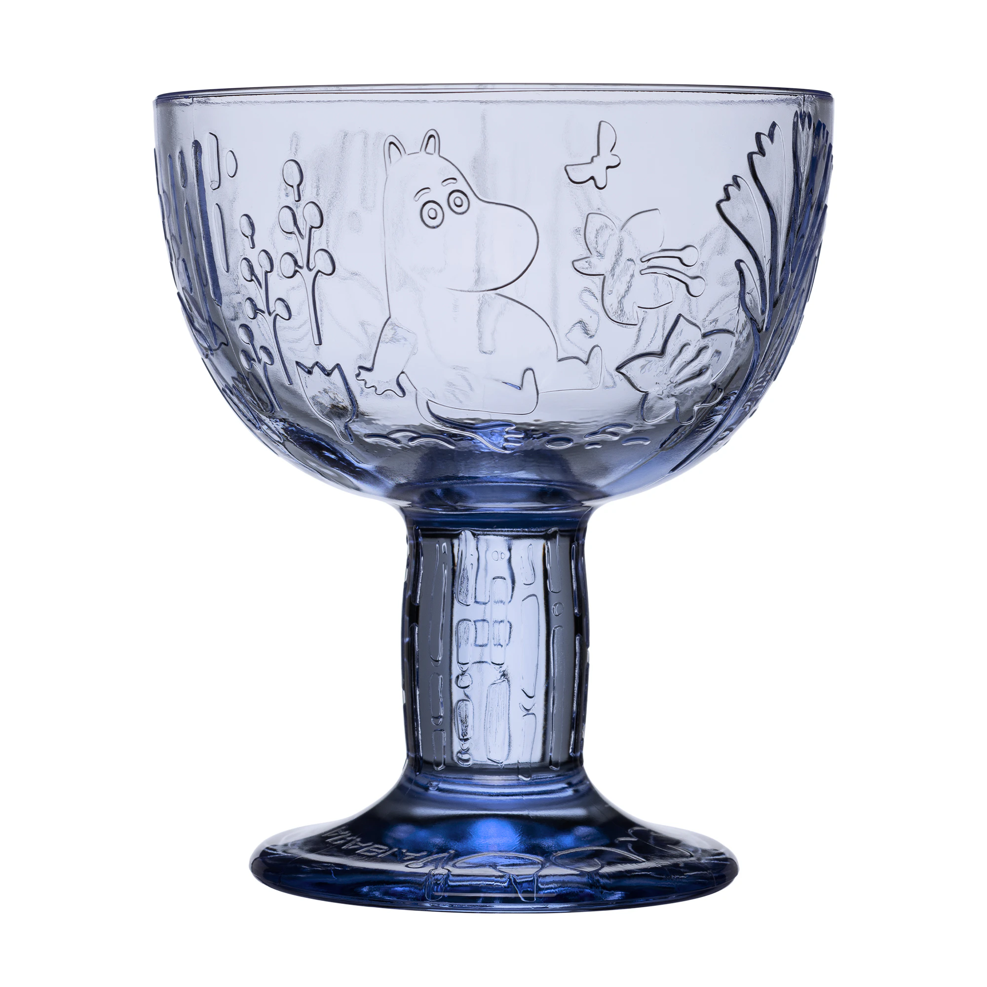 Moomin Arabia Moomin Sk&aring;l - Serveringssk&aring;ler Glass Aqua - 1086495