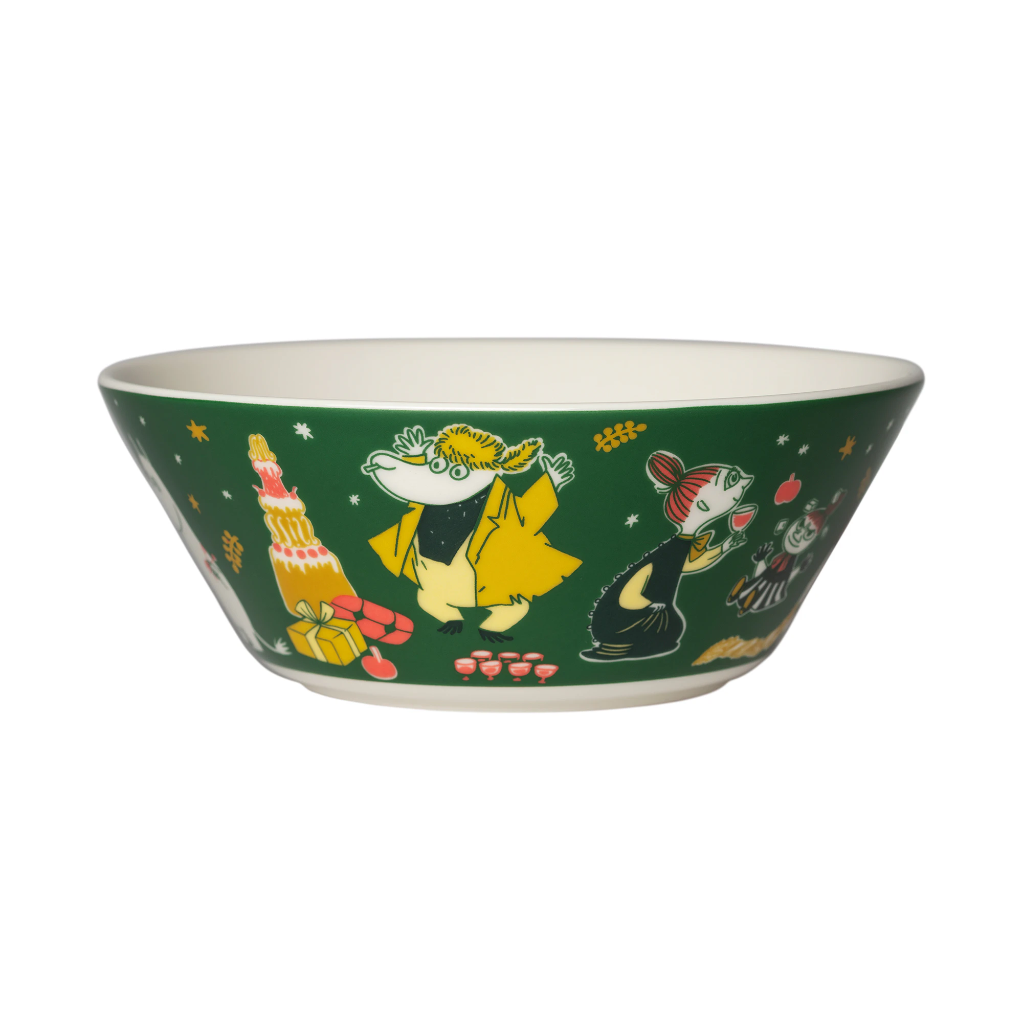 Moomin Arabia Moomin Sk&aring;l Kj&aelig;rlighetsgave - Serveringssk&aring;ler Vitroporcelain Gr&oslash;nn - 1086423