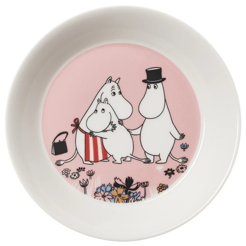 Moomin Tallerken 15 cm Family Time