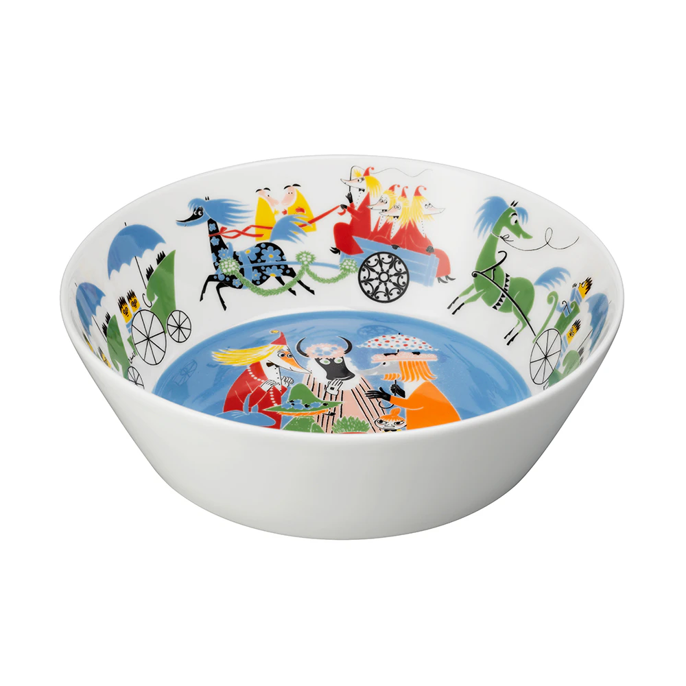 Moomin Arabia Mumin Serveringssk&aring;l 23 Cm Vennskap -  Serveringsfat Porselen Multi - 1020109