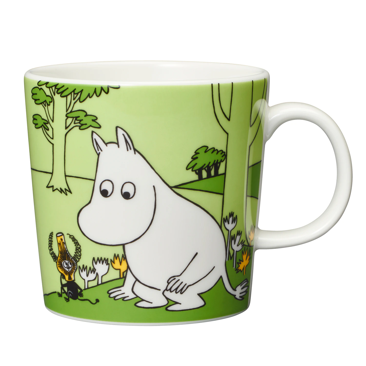Moomin Arabia Mummi Krus 30 Cl Mummitrollet  -  Kaffekopper Porselen Gressgr&oslash;nn - 1027427