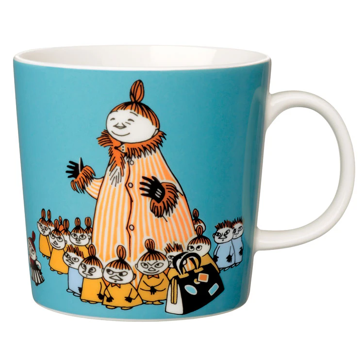 Moomin Arabia Mummi Krus 30 Cl Mymlens Mamma -  Kaffekopper Porselen Bl&aring; - 1006197