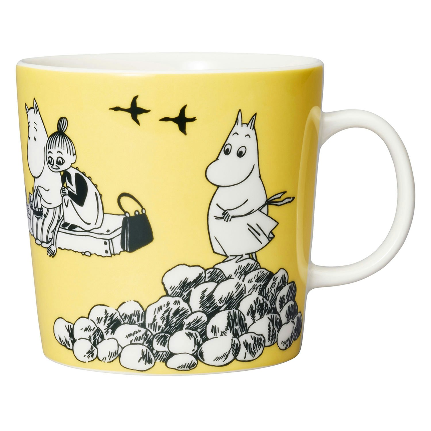 Moomin Arabia Mummi Krus 40 Cl  -  Kaffekopper Porselen Gul - 1062209